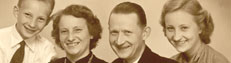 Peter, Maja, Anker, Nina Sorensen 1952